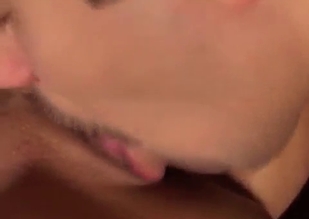 Redheaded hottie with pigtails fucks her dad